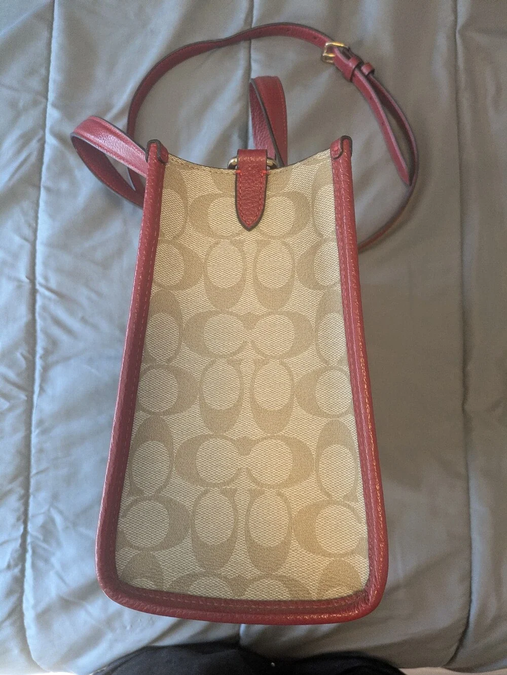 Coach Lunar New Year Dempsey Tote 22 Rabbit & Carriage Edition